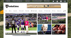 Desktop Screenshot of footballzebras.com